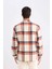 Regular Fit Kareli Flanel Uzun Kollu Gömlek E0989AX24WN 12