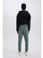 Fit Sporcu Jogger Eşofman Altı Standart Fit Basic Düz Cepli Beli Paçası Lastikli D3742AX24WN 10