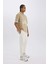 Fit Sporcu Jogger Eşofman Altı Standart Fit Basic Düz Cepli Beli Paçası Lastikli D3742AX24WN 11
