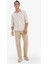 %100 Pamuk Yazlık Jogger Pantolon Regular Fit Normal Kesim Keten Görünümlü Düz Paça Cepli B4138AX25SP 11