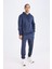 Fit Sporcu Jogger Eşofman Altı Standart Fit Basic Düz Cepli Beli Paçası Lastikli D3742AX24WN 10