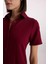 Polo Yaka Basic Düz Kısa Kollu Pileli Mini Elbise D4203AX24AU 14