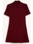 Polo Yaka Basic Düz Kısa Kollu Pileli Mini Elbise D4203AX24AU 16