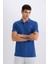 %100 Pamuk Slim Fit Dar Kesim Polo Yaka Kısa Kollu Tişört D7665AX25SP 14