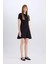 Polo Yaka Basic Düz Kısa Kollu Pileli Mini Elbise D4203AX24AU 10