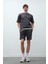 Regular Fit Düz Paça Cepli Basic Düz Şort B8792AX25SM 8