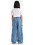 Kız Çocuk Wide Leg Kargo Geniş Bol Paça Jean Pantolon D9695A825SM 17