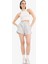 Coool Regular Fit Beli Lastikli Bağcıklı Kalın Mini Şort A6224AX25SM 8
