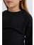 Kız Çocuk Relax Fit Bisiklet Yaka Sweatshirt D9785A825SP 11
