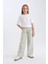 Kız Çocuk Wide Leg Geniş Paça Jean Pantolon D9128A825SP 9