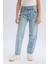 Kız Çocuk Paperbag Dar Paça Jean Pantolon D9696A825SP 14