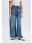 Kız Çocuk Wide Leg Geniş Bol Paça Jean Pantolon D9697A825SM 14