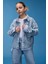 Kız Çocuk Pamuklu Denim Ceket D9699A825SP 11