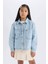 Kız Çocuk Pamuklu Denim Ceket D9699A825SP 16