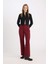 Wide Leg Kumaş Pantolon Geniş Bol Paça Yüksek Bel Basic Düz Standart Boy E1043AX24WN 11