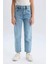 Kız Çocuk Mom Fit Standart Paça Jean Pantolon D9155A825SP 10