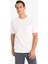 %100 Pamuk New Regular Fit Bisiklet Yaka Kısa Kollu Basic Düz Beyaz Pike Tişört D7931AX25SP 9