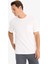 %100 Pamuk New Regular Fit Bisiklet Yaka Kısa Kollu Basic Düz Beyaz Pike Tişört D7931AX25SP 10