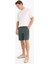 %100 Keten Regular Fit Yazlık Bermuda Şort 10