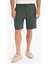 %100 Keten Regular Fit Yazlık Bermuda Şort 13