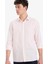 Regular Fit Polo Yaka Keten Yazlık Uzun Kollu Gömlek E1729AX25SP 12