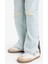 Kız Çocuk Wide Leg Yırtık Detaylı Geniş Paça Jean Pantolon Z4708A625SP 14