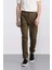 Regular Gabardin Jogger Pantolon Kargo Cepli Beli Paçası Lastikli C9163AX25SP 14