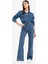 Slim Fit Dar Kesim Jean Gömlek D8757AX25SP 7