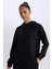 Fit Standart Fit Kapüşonlu Skuba Dalgıç Kumaş Sporcu Basic Düz Sweatshirt A5626AX25SP 10
