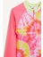 Kız Çocuk 2'li Takım Batik Desenli Uzun Kollu Üst Deniz Şortu C4191A825HS 11
