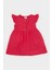 Kız Bebek Basic Düz Kısa Kollu Flamlı Poplin Yazlık Elbise Z7402A225SM 6