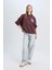 Coool Loose Fit Kapüşonlu Sırt Baskılı Kalın Sweatshirt E1495AX24WN 8