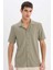 Regular Fit Polo Yaka Yazlık Kısa Kollu Gömlek 7