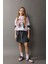 Kız Çocuk Relax Fit Bisiklet Yaka Baskılı Sweatshirt E0460A825SP 11