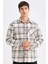 Regular Fit Kareli Flanel Cep Detaylı Uzun Kollu Gömlek D3499AX24WN 7