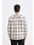 Regular Fit Kareli Flanel Cep Detaylı Uzun Kollu Gömlek D3499AX24WN 12