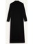 Regular Fit Gömlek Yaka Basic Düz Uzun Kollu Pike Maxi Elbise E1417AX24WN 16