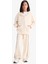 Kız Çocuk Wide Leg Beli Lastikli Geniş Bol Paça Eşofman Altı D9250A825SP 11
