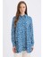 Regular Fit Desenli Uzun Kollu Tesettür Gömlek Tunik Z5833AZ25SP 7