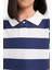 Kız Çocuk Relax Fit Çizgili Kısa Kollu Polo Tişört E0065A825SM 10