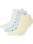 Kadın 3'lü Pamuklu Patik Çorap E2130AXNS 6