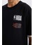 Fit NBA Brooklyn Nets Oversize Geniş Kalıp Bisiklet Yaka Sırt Baskılı Kısa Kollu Tişört D6562AX25SP 14