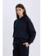 Relax Fit Kapüşonlu Basic Düz Sweatshirt E1995AX24WN 12