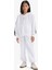 Kız Çocuk 2'li Takım Kapüşonlu Baskılı Sweatshirt Beli Paçası Lastikli Eşofman Altı D9497A825SM 10