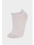 Kadın 3'lü Pamuklu Patik Çorap E2118AXNS 8