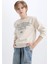 Erkek Çocuk Bisiklet Yaka Baskılı Sweatshirt D6210A824CW 13