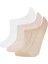 Kadın 3'lü Pamuklu Sneaker Çorap E2083AXNS 6