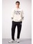 Fit NBA Wordmark Kalın Jogger Eşofman Altı Standart Fit Cepli Lastikli Paça D6576AX25SP 15