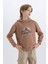 Erkek Çocuk Kapüşonlu Baskılı Sweatshirt D6219A824CW 9