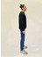 Erkek Bisiklet Yaka Rahat Kalıp 3 Iplik Kalın W.brooklyn Baskılı Sweatshirt SPR24SW31 2